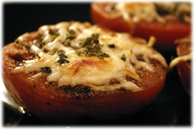 cheese baked tomatoes