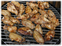 how to grill wings