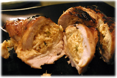 chicken with crab stuffing