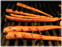 how to grill carrots