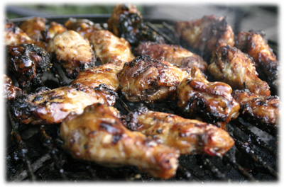 best grilled garlic wings