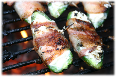 make grilled jalapeno poppers