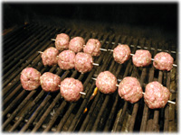 how to cook meatballs on the grill