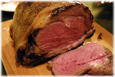 perfect medium rare prime rib roast