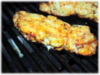 grilled stuffed chicken breasts