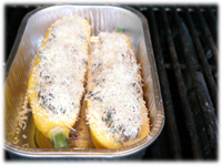 grilled stuffed zucchini