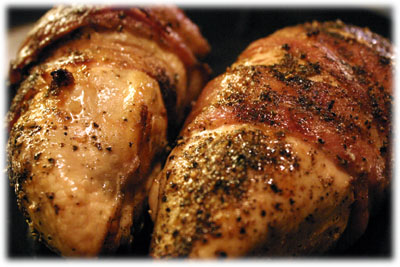grilled chicken stuffed with cream cheese
