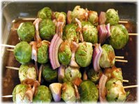 marinating brussel sprouts