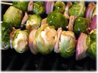 grilling brussel sprouts