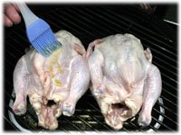 how to cook cornish hens on the BBQ 