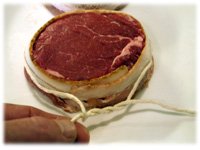 tie steak with butchers twine