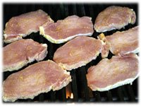 grilled peameal bacon