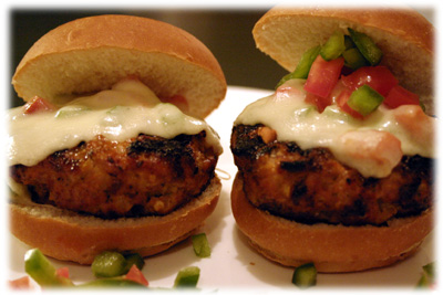 Spicy grilled Italian burgers from tasteofBBQ.com
