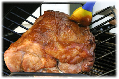 how to glaze a pork loin roast