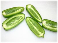 clean jalapeno peppers