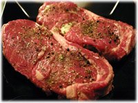 how to grill rib eye steaks