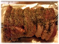 beef roast with rosemary