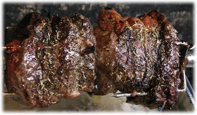 Amazing rotisserie sirloin beef roast recipe from tasteofBBQ.com