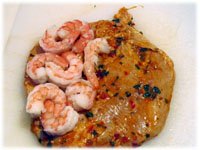 chicken and shrimp rollups