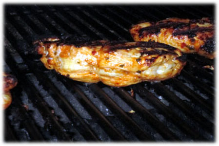 bbq chicken breasts stuffed with shrimp