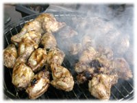 how to grill teriyaki chicken wings