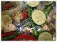 marinated grilled vegetables